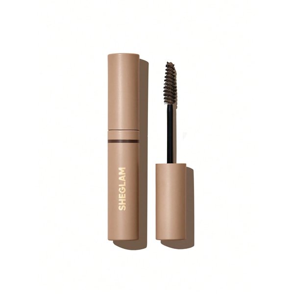 SHEGLAM Waterproof Eyebrow Cream Gel Long Lasting Highly Pigmented Shaping Filling Eye Brow Balm With Small Brush - Dark Brown