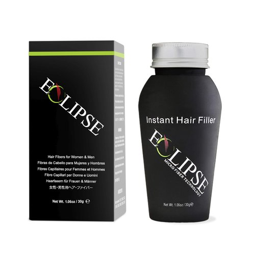 ECLIPSE Hair Fibers Auburn for Thinning Hair for Women & Men to Conceal Hair Loss in 15 Seconds - 100% Undetectable Hair Building Fibers, 30g