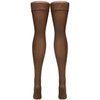 Truform Sheer Compression Stockings, 30-40 mmHg, Women's Thigh High Length, 30 Denier, Taupe, Small