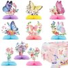 PIXHOTUL Butterfly Centerpieces for Tables - 9 PCS Butterfly Honeycomb Table Centerpieces, 1 PC Butterfly Tablecloth Butterfly Party Decorations for Girl Birthday Baby Shower