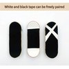 RACOFSB Fingerboard Foam Grip Tape, Finger Skateboard Griptape 40mmX110mm (8pcs Black 4pcs White)