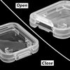UTENEW Transparent Standard SD SDHC Memory Card Case Holder Box Storage Boxes (Pack of 10)