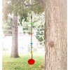 5 Star TD Climbing Rope Tree Swing with Platforms Green Disc Swing Seat - Outdoor Playground Set Accessories Tree House Flying Saucer Outdoor Toys Swing Set - Adjustable Height Climb Rope Up to 6.5 FT
