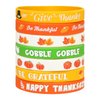 M1ntP1us 35PCS Thanksgiving Day Bracelets Wristbands Party Favors – Fall Give Thanks Dinner Supplies Decorations
