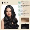 Bupposes Natural Black Hair Color Shampoo for Dark Hair, Hair Dye Shampoo Instant 3 in 1, Hair Dye Shampoo, Hair Instant Dye Shampoo for Men & Women (brack1PCS)