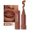 Matte Lip Liner Set, 2 in 1 Lip Liner, Matte Nude Dark Brown Red Lip Liner, 5 Colors High Pigmented Creamy Lipliners Pencil,Long-Lasting Waterproof Lip Liner and Lipstick Set