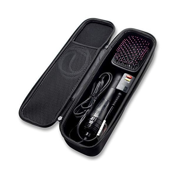 Caseling Hard Case Fits Revlon One Step Hair Dryer & Styler Hair Dryer Storage Carrying Pouch Bag with Easy Grip Carry Handle and Premium Zipper (Not for Volumizer/curling iron)