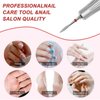 ZIRATONES Diamond Nail Drill Bit, Nail Drill Bits Pro Diamond Cuticle Bits for Nails Nail Buffer Bit Nail Trimer, Under Nail Cleaner Cuticle Remover Nail Prepare, Nail Supplies for Nail Techs(Fine)