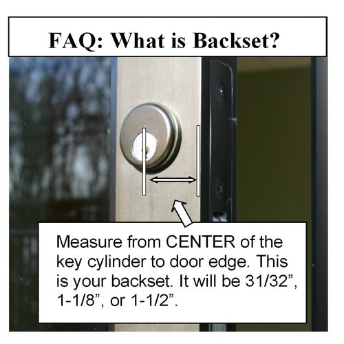 Pacific Doorware Storefront Door Mortise Lock Hook Deadbolt & Double Keyed Cylinder Combo, Adams Rite Cam, in Duronotic (1-1/8" Backset)
