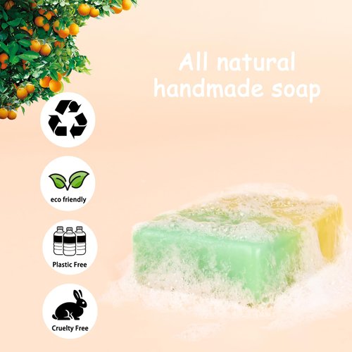 glature Soap Bar for Men and Women (Pack of 2),Cold Pressed Soap for Bath and Shower,Containing Premium Natural Handmade Soap,Bath and Facial Care,Moisturising Effect,Leaves Your Skin Smooth and Soft