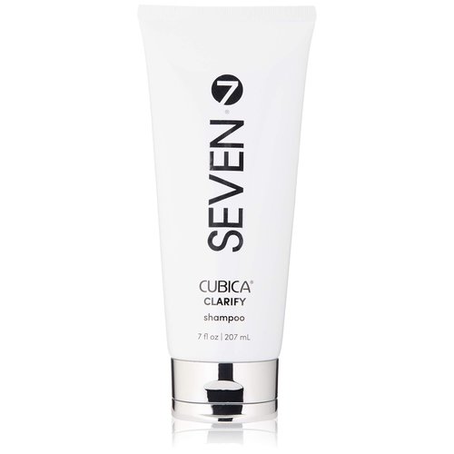 SEVEN Hair Care Cubica Clarifying Shampoo for Women & Men, Detox and Minimize Dry Scalp + Buildup with Rosemary, Eucalyptus & Rose Hip Oil, Cruelty Free, Sulfate Free, Made in USA, 7 oz