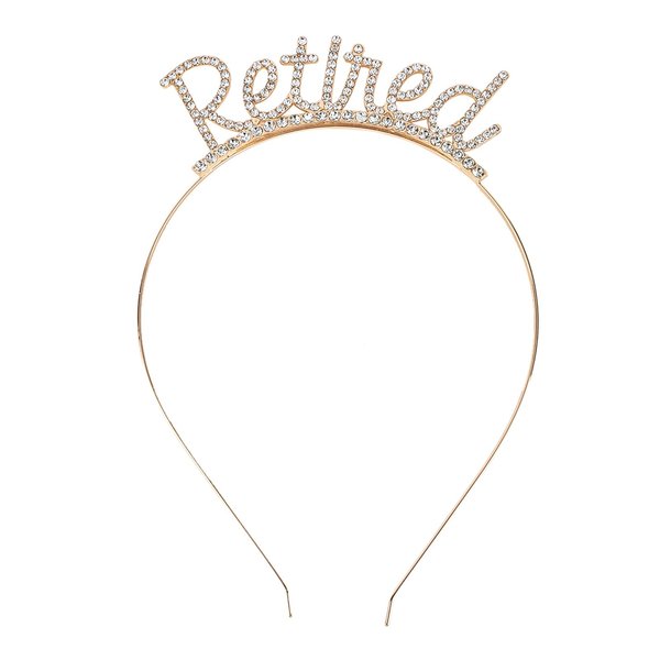 Semato Retirement Gift for Woman Black Retirement Sash & Retired Tiara Kit Happy Retirement Party Decorations Best Retirement Gifts