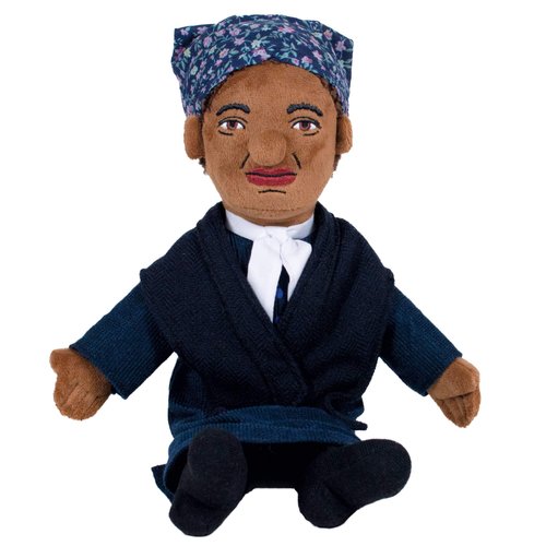 The Unemployed Philosophers Guild Harriet Tubman Doll - 11" Soft Stuffed Plush Little Thinker
