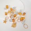 GIRLOOKA 80 Pieces Hair Jewelry Rings Decorations Aluminum Hair Dreadlocks Hair Braid Rings Metal Cuffs Set Hair Clips Headband Accessories