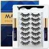 Alcastar Magnetic Eyelashes Natural Look, Magnetic Lashes with Applicator,Magnetic Natural Lashes, Reusable,Long Lasting, Easy Apply