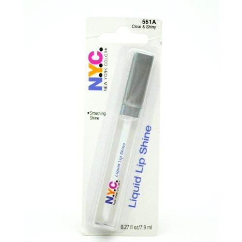 NYC LIQUID LIP SHINE #551A CLEAR & SHINY