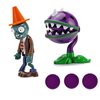 JHESAO 2 PCS Plants and Zombies Toys Action Figures Zombies PVZ Toys 1 2 Series Great Gifts for Kids and Fans, Birthday and Christmas Party New