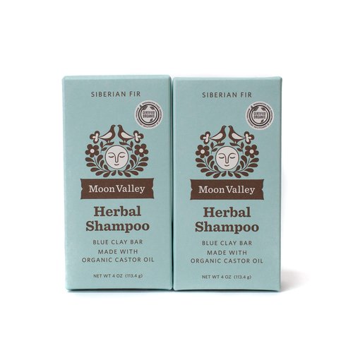 Moon Valley Organics HERBAL SHAMPOO BAR - SIBERIAN FIR (2PACK)