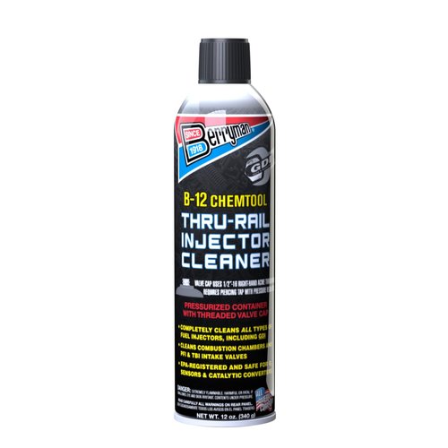 Berryman 1120 B-12 Chemtool Thru-Rail Fuel Injector Cleaner Pressurized Can, 12-Ounce