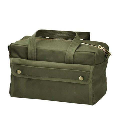 Rothco G.I. Type Mechanics Tool Bag With Brass Zipper, Olive Drab
