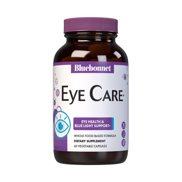 Bluebonnet Nutrition Eye Care Macular & Blue, Eye Health & Blue Light Support*, Vegan, Kosher-Certified, Gluten-Free, Dairy-Free, 60 Vegetable Capsules, 30 Servings
