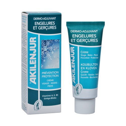 Akileine Akilenjur Cream - Multi-Purpose Face Cream, Hand Moisturizer for Dry Skin, Prevention & Protection for Chilblains & Cracks, Suitable for Face, Hands & Feet, 2.5 Fl Oz