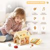 Etucdose Activity Cube Montessori Toys 10-in-1 Wooden Toy | Multifunctional Early Educational Development Toys | Baby Activity Cubes for Girls Boy | Montessori Cube Toddler Toy Birthday Gift