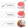 Beaute Galleria 3 Pieces Nail Art Stirring Rod DIY Tools Spoon Spatula Needle Stick for Powder Liquid Glue Rhinestone Acrylic UV Gel Mixing Manicure Accessories