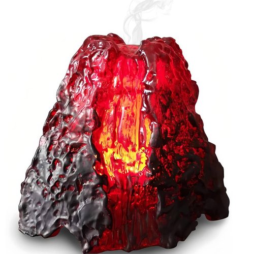 Volcano Ultrasonic Essential Oil Aromatherapy Diffuser Gifts for boys girls Women Men Kids Home Room Decor Living Room Office Night Light for Bedroom