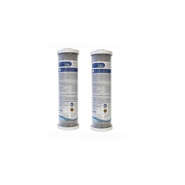 KX Matrikx 32-250-10-GREEN Chlorine Taste and Odor Filter Cartridge, 10-Inch (2 PACK)