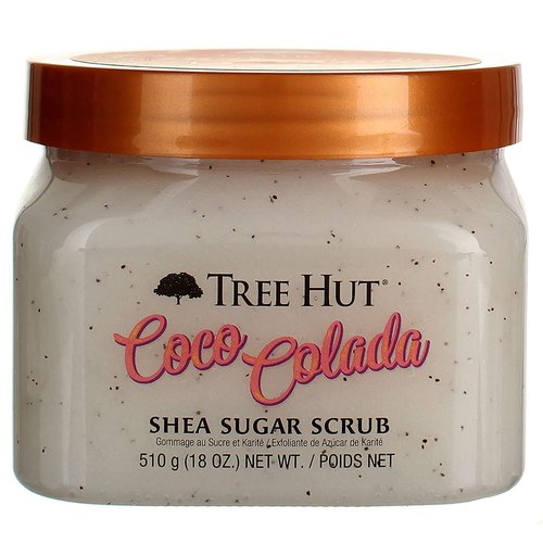 Tree Hut Sugar Body Scrub 18 Ounce Coco Colada (Pack of 6)