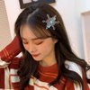 Snowflake Hair Clips for Girls Christmas Hair Accessories Hair Barrettes for Hair Styling Hairpin (B)