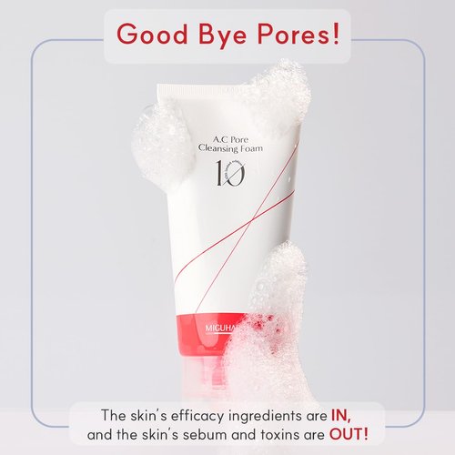 A.C Pore Cleansing Foam | Korean Skincare Face Wash (120ml/4.05 fl. oz.)