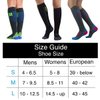 Zensah Featherweight Compression Socks - Ultra-Lightweight, Anti-Blister, Graduated Compression (Small, Black)