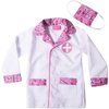 StoryBook Wishes Kids Doctor Coat & Face Mask for Kids Doctor Costume | Doctor Dress Up for Kids | Pink and White - Size 2-4