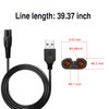 WAHFOX Head Shaver Charger Cord USB Cable for Pitbull Skull Shaver (USB Charger)