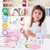 Ehome Wooden Beauty Salon Play Set Wooden Makeup Toy Set for Toddler Pretend Play Skin Care Learning Toys, Play Wood Spa Set with Face Mask Christmas Birthday Gifts for 3-8 Years Old