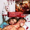Festicy Premium Fake Blood 0.88oz I Realistic Halloween Blood Makeup I Vampire Blood for Costumes I Washable Fake Blood Makeup for Halloween & Carnival I Ideal for Zombie Makeup, Vampire Makeup Kit