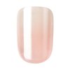 KISS imPRESS No Glue Mani Press-On Nails, Color FX, Connection', Light White, Short Size, Squoval Shape, Includes 30 Nails, Prep Pad, Instructions Sheet, 1 Manicure Stick, 1 Mini File