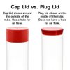 Red Capsule Tube & 20 Air-Tite H38 Direct Fit Coin Holders for Silver Dollars by OnFireGuy