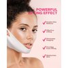 FairyFace V Line Lifting Mask, 10 Count Double Chin Reducer, Lifting Hydrogel Collagen Mask with Aloe Vera and Seaweed, Hydrating and Anti-aging, Creating a V-shaped Face Full of Vitality