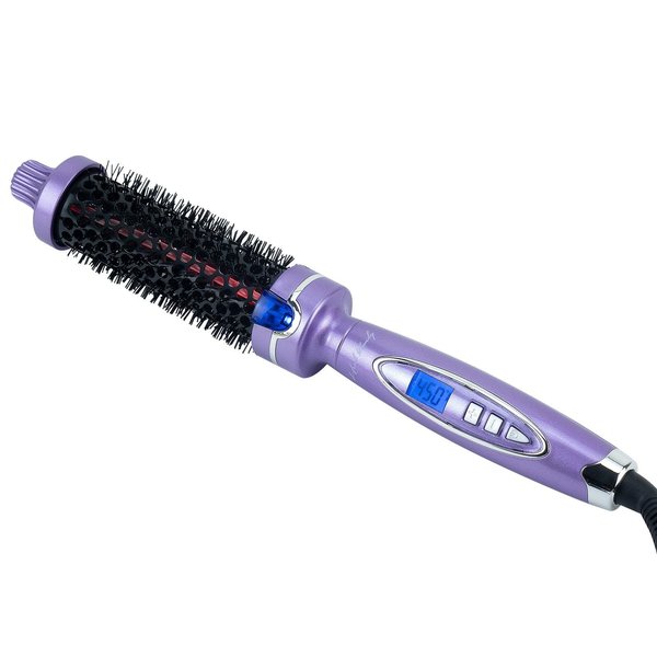 Head Kandy Perfectionist Infrared Thermal Hot Air Styling/Curling Iron Brush (32mm, Lavender)