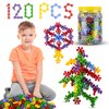 thinkmaster 120 Piece STEM Building Blocks Set Educational Construction Toys for Kids Ages 3-8 Safe Material Boosts Creativity and Fine Motor Skills for Boys and Girls