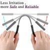 4 Pieces Facial Hair Remover Spring Eyebrow Face Epilator Coil Portable Hair Remover Spring Threading Tool for Women Chin Cheek Mustache Upper Lip
