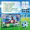 Enjoyfly Soccer Ball Game Set for Kids, Indoor Outdoor Games for Adults and Family Kids, Outdoor Play Equipment Indoor Soccer Set, Backyard Games, Toys for Kids, Gift for Boy Birthday Christmas