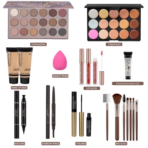 Makeup Kit Makeup Kits for Teens Girls Women Makeup Set for Teenager Eyeshadow Primer Makeup Set Gift for Teens Women Full Kit Girls Makeup Set.