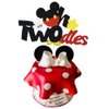 CHuangQi Oh Twodles Cake Topper, Mickey Themed 2nd Birthday Cake Decor, Second Birthday Party Supplies
