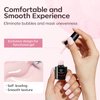 modelones Builder Nail Gel Set, 6 Colors Gel Builder 8-in-One, Jelly Nude Pink Hard Gel Builder Nail Polish Nail Strengthener Extension Gel LED Nail Lamp Cured Color Base Nail Glue Gel in a Bottle