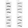 10Pcs Eye Brow Stencil Eyebrow Stencils Adhesive Eye Brow Shaping Stickers Makeup Beauty Tools for DIY Grooming