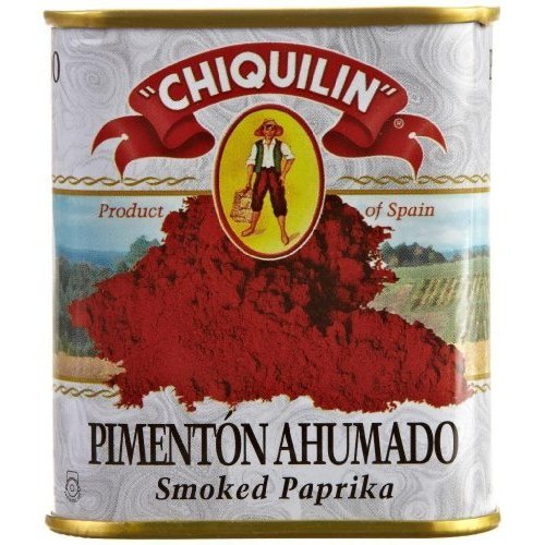 Smoked Paprika Chiquilin Tin 2.64 Oz (2 Pack) Pimenton Ahumado Spain Rich Smokey Flavor Home Grocery Product